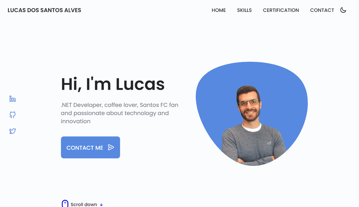 Personal website 1.0